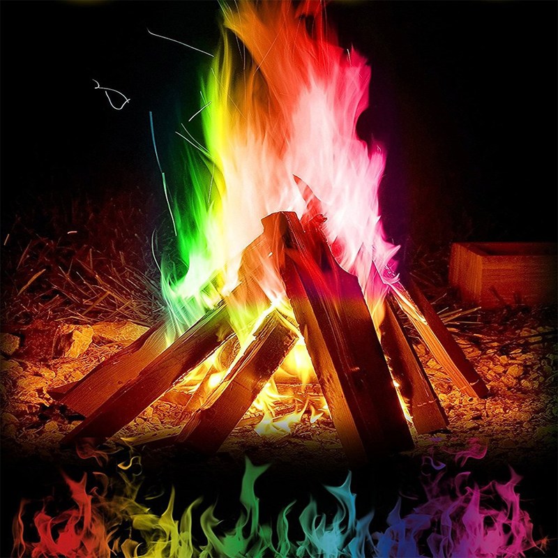 10g/15g/25g Magic Fire Colorful Flames Powder Bonfire Sachet