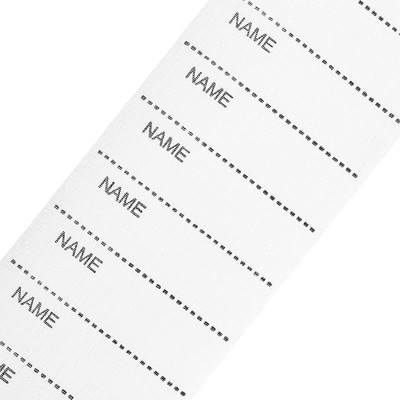 200pcs white name tag custom woven labels laundry marker set