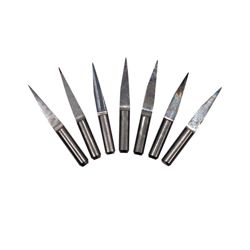 10PCS 10/15/20/25 Degrees 3.175 1/8 V Shap PCB Engraving Bit