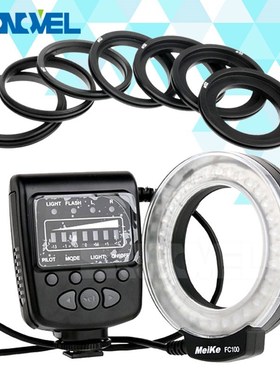 LED Macro Ring Flash Light FC-100 FC100 for Nikon D4s D5 D3x
