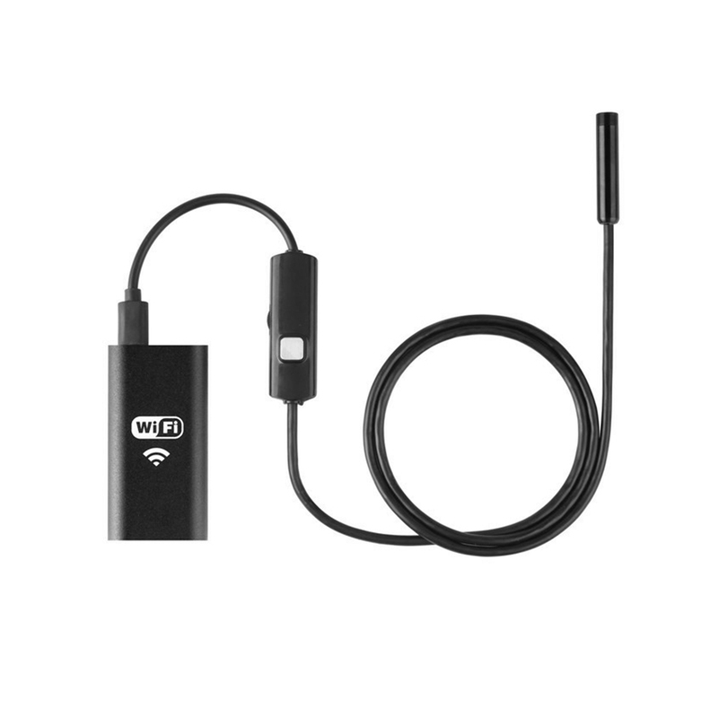 6 LED Adjustable 8mm WiFi Endoscope Flexible Waterproof Wire