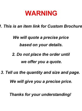 Brochure Corporate Company Printing Booklet Custom Design C