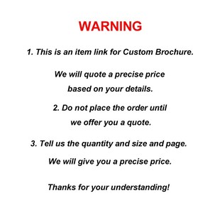 Brochure Corporate Company Printing Booklet Custom Design C