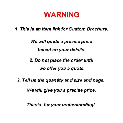 Brochure Corporate Company Printing Booklet Custom Design C