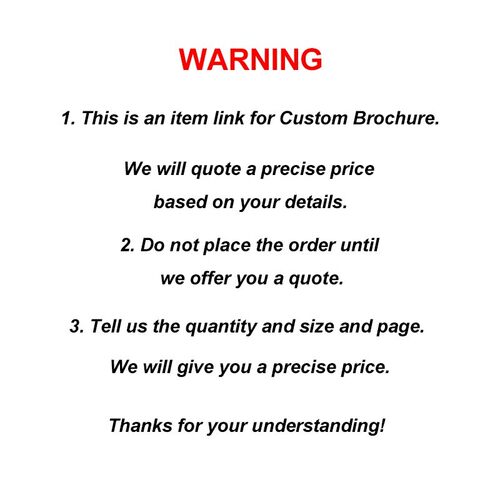 Brochure Corporate Company Printing Booklet Custom Design C