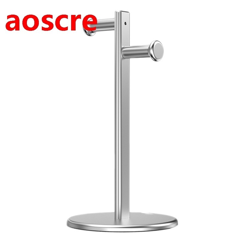 JIUSHARK Headphone Stand,Aluminum Alloy Desktop Double Stora