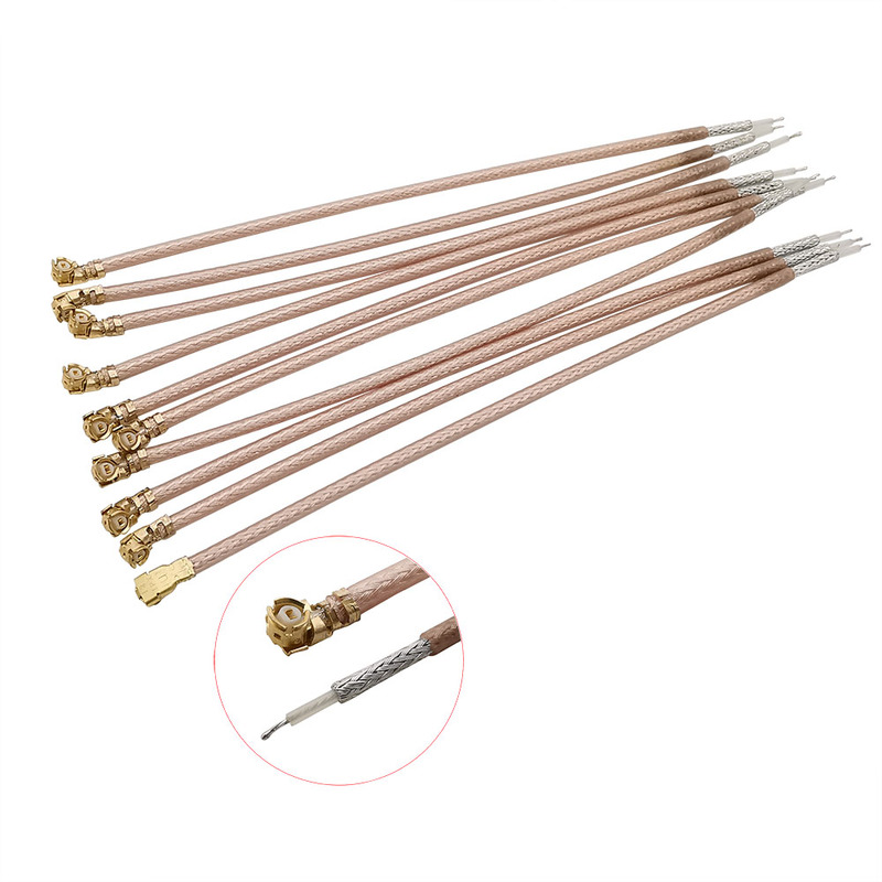 10Pcs RG178 Cable IPX IPEX U.fl Female Jack Single-head Conn
