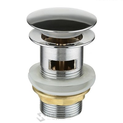 1pcs Zinc Alloy Click Slotted Basin Sink Tap Drain Bath Over