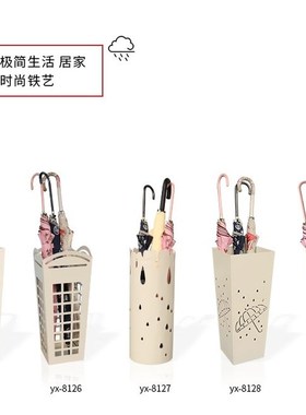 European creative umbrella stand hotel lobby umbrella bucket