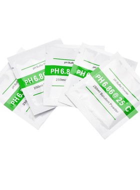 15pcs/lot PH Meter Buffer Powder PH6.86 4.01 9.18 250ml for