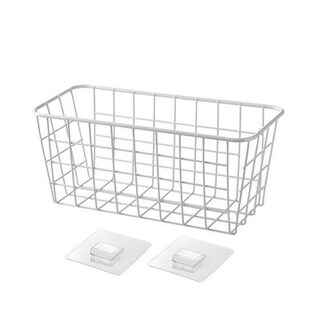 Storage-Basket Wall-Hanging-Rack Kitchen-Accessories Rectang