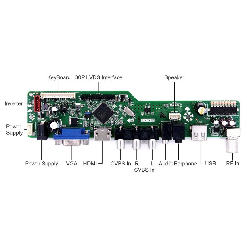 Driver Board for LP156WH3-TLS1 / LP156WH3-TLS2 / LP156WH3-TL