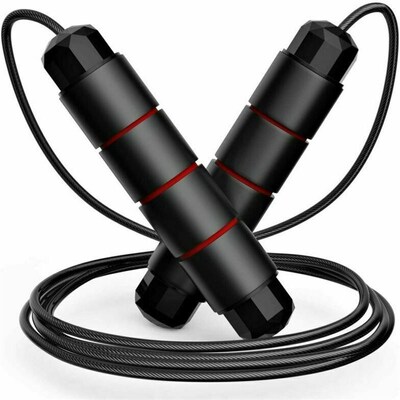 Jump Rope Rapid Speed Bearings Steel Skipping Rope Fitness J