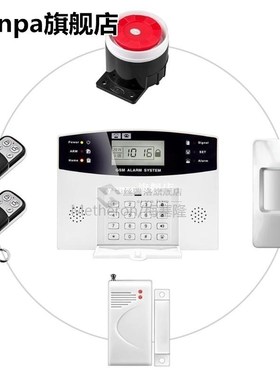 Wireless Alarm System SMS GSM PSTN Network Home PIR Motion S