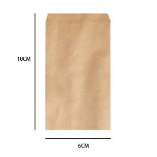 100pc Kraft Paper Bag Cookie bags mini Envelope Gift Bags C