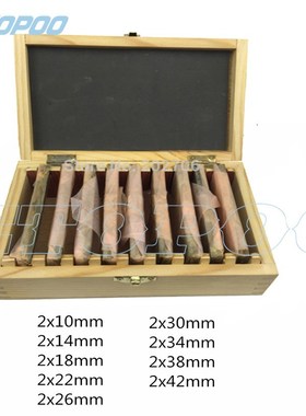 100x4mm 9 Pairs Precision Parallel Set Parallel Jig Block Ba