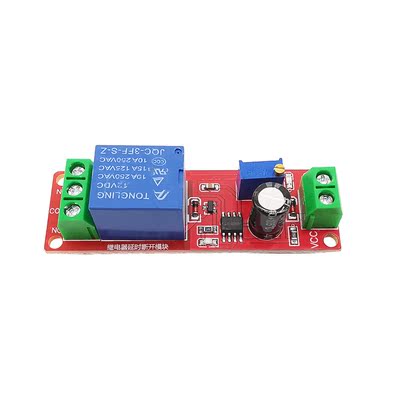 1Pcs NE555 Time Delay Relay Module DC 12V 10A Timer Switch A