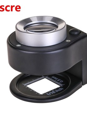 30X LED UV Light Magnifying Glass Lpupes 6 LED Lamp Optics L