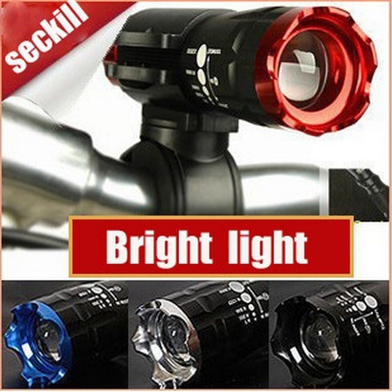 Bike Bicycle Head Front Light CREE Q5 LED Flashlight 240 LM