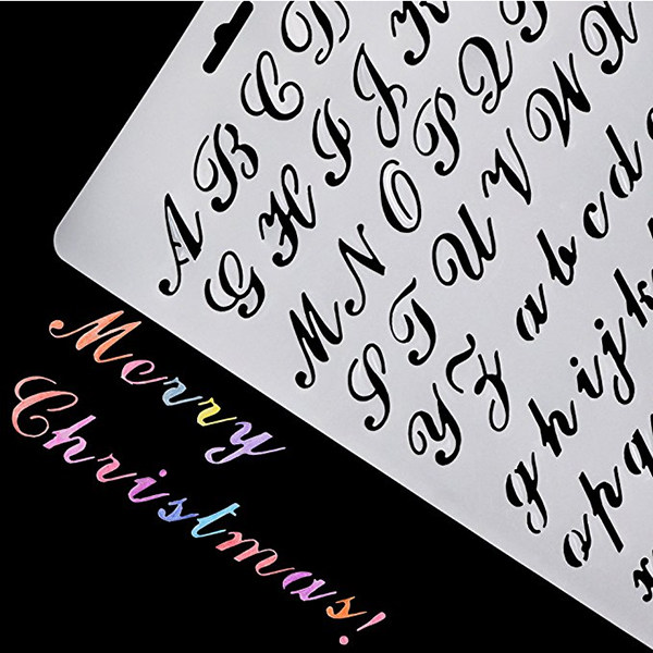 lettering stencils, letter and number stencil, painting pape