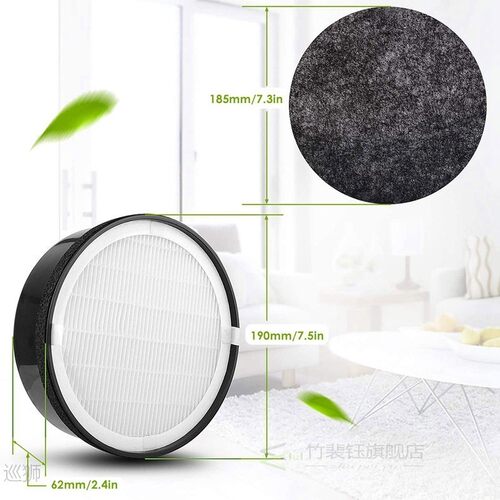 4 Pack Filter Compatible for Levoit LV-H132 LV-H132-RF Air P