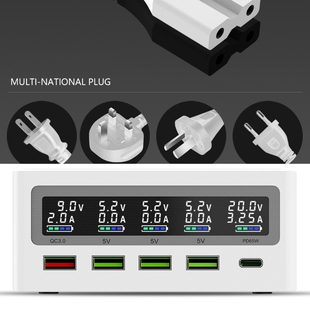 18W Fast Charge Type USB 65W QC3.0 Adapter Port