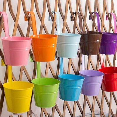 Removable Hanging Flower Pots Hook Wall Pots Garden Pots