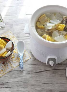 220V 3L Electric Slow Cooker Ceracs Health Porridge Soup Pot