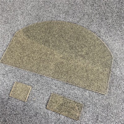 50X80mm ceramic microcrystalline transparent glass plate mic