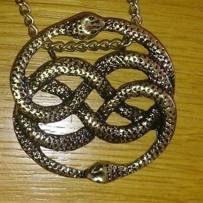 The Never Ending Story Style Auryn snake Pendant Necklace R