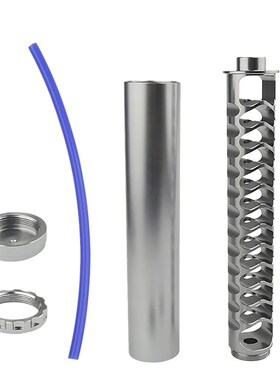 1/2-28 Aluminum Fuel Trap Solvent Filter 10Inch Single Core