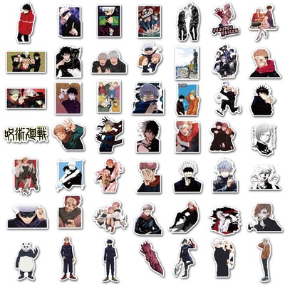 100PCS Anime Jujutsu Kaisen Stickers For Fridge Laptop Lugg