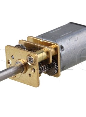 33x12mm Silver Metal 140RPM DC 12V Mini Speed Reduction Gear