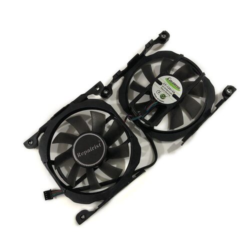 2pcs/set CF-12815B/S GPU Cooler Graphics Fan For ELSA GeForc