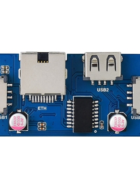 Waveshare USB 2.0 RJ45 Fast Ethernet Hub Module HAT Interfac