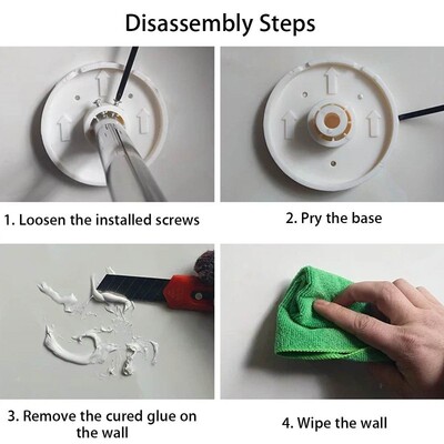 12 PCS BATH Shower Curtain Poles Rod Rail Stainless Steel Ho