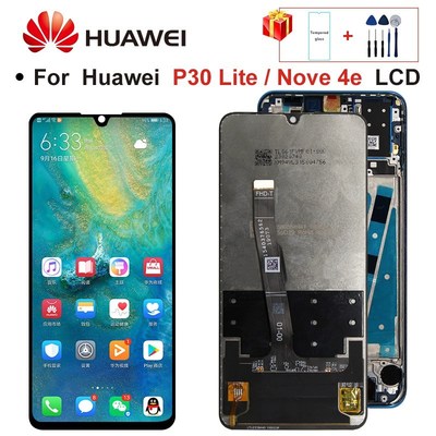 2312*1080 Original LCD With Frame  HAWEI P30 Lite LCD Displa