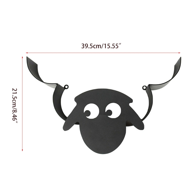 Nordic Style Head Wall Mounted Toilet Paper Holder Tissue