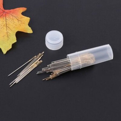 100pcs Tail Embroidery Fabric Cross Stitch Darning Needles C
