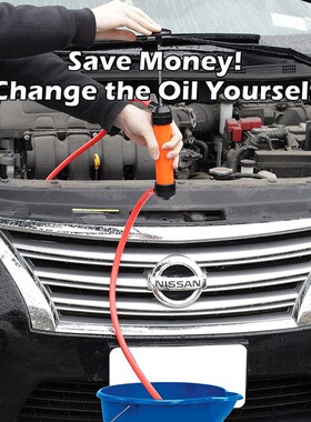 Multi Purpose Siphon Transfer Pump Kit, with Dipstick Tub