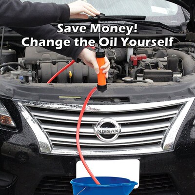 Multi Purpose Siphon Transfer Pump Kit, with Dipstick Tub