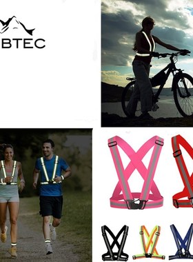 Unisex Running Light Cycling Safety Vest Bike Bicycle Light