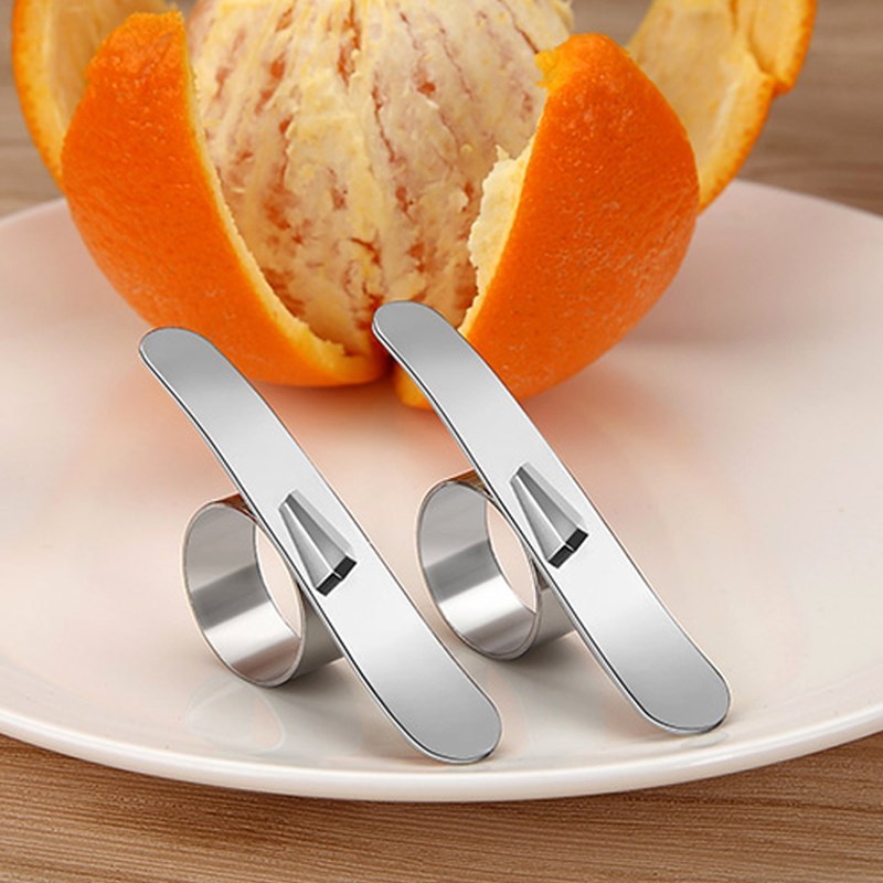 1Pcs Orange Peelers Easy Open Orange Peeler Stainless Steel