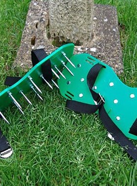 Green Lawn Aerator Sandals LAWN AERATOR SHOES Garden Cultiva