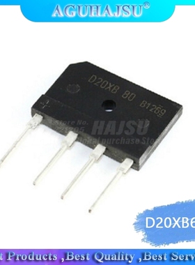 2Pcs D20XB60 D20SB60 D20XB80 D20SB80 DIP-4 25A 600V/800V Bri
