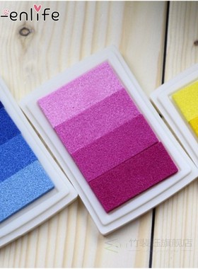 1PCS 6style Inkpad Ink stamp pad Colorful Cartoon Craft Inkp