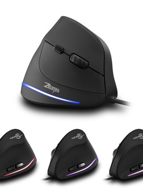 ZELOTES T 20 Mouse Wired Vertical Mouse Ergonomic Rechargea
