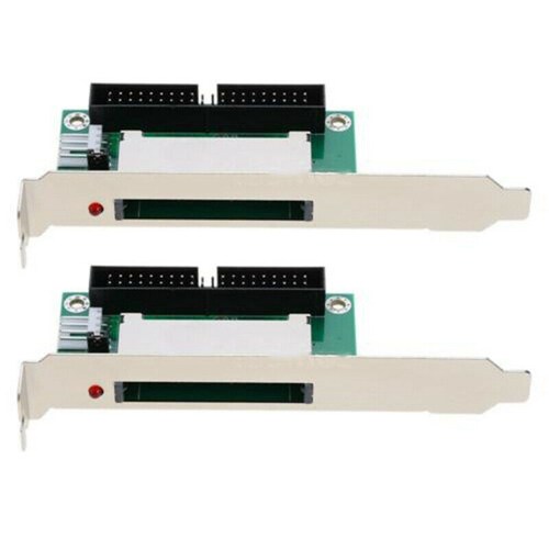 2X 40-Pin Cf Compact Flash Card to 3.5 Ide Converter Adapter
