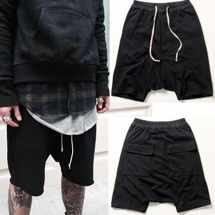 2017 New black shorts cool sweatpants 30-40 mens jumpsuit HI