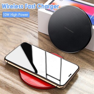 10W Qi Wireless Charger iPhone 8 X XR XS Max QC3.0 10W Fast